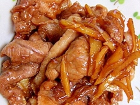 豚肉コマギレ＆生姜の佃煮風
